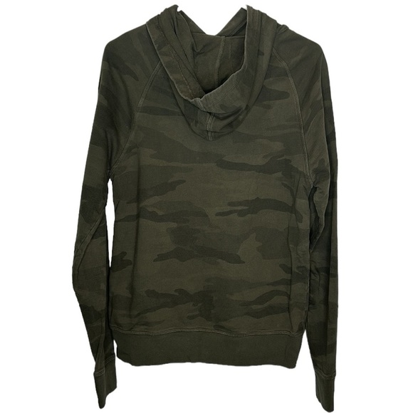 Flint and Tinder Hoodie Crossover Pullover Camo Green Sweatshirt Men's XS - Picture 3 of 7